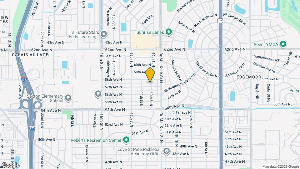 1001 57th Ave N Map and Location Details