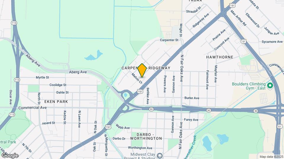3205 Ridgeway Ave Mapa y Detalles de la Ubicación