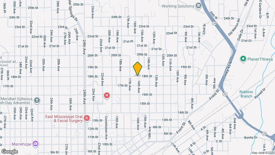 1725 16th Ave Map and Location Details