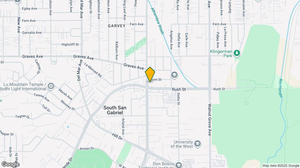 2100 1/2 San Gabriel Blvd Mapa y Detalles de la Ubicación