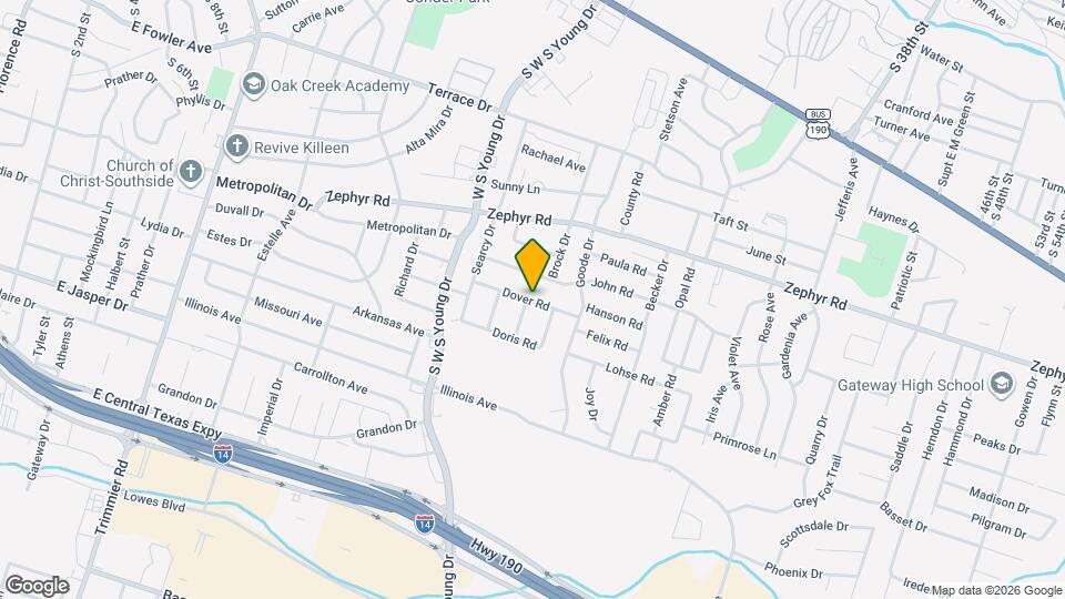 2303 Dover Rd Map and Location Details