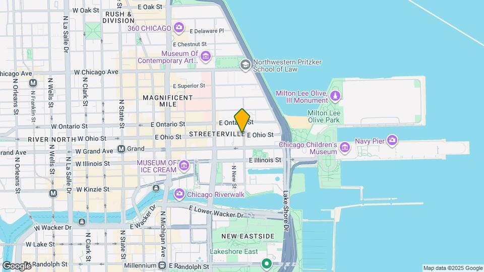 397 E Ohio St Map and Location Details