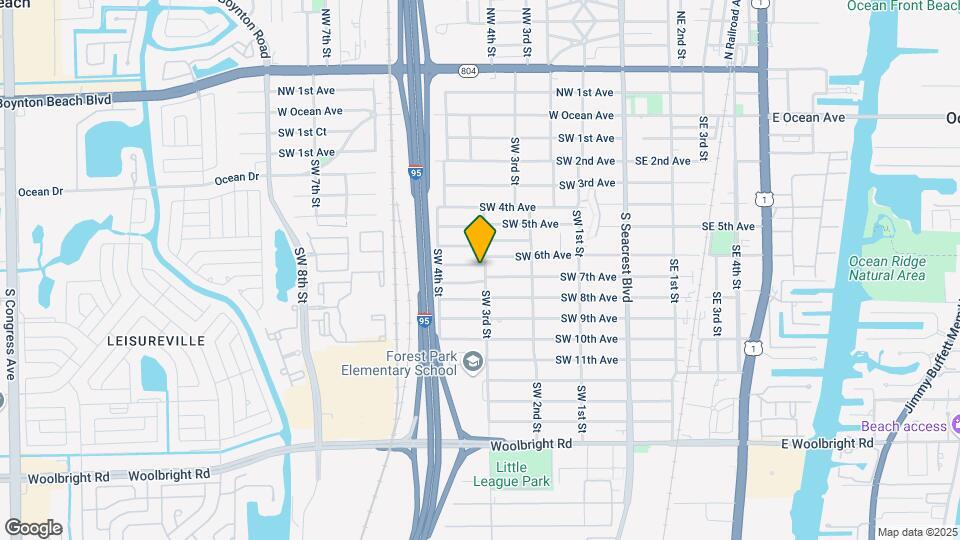805 SW 3rd St Map and Location Details