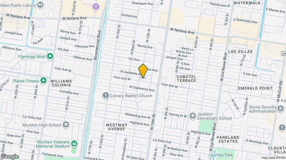 1112-11 Fern Ave W Map and Location Details