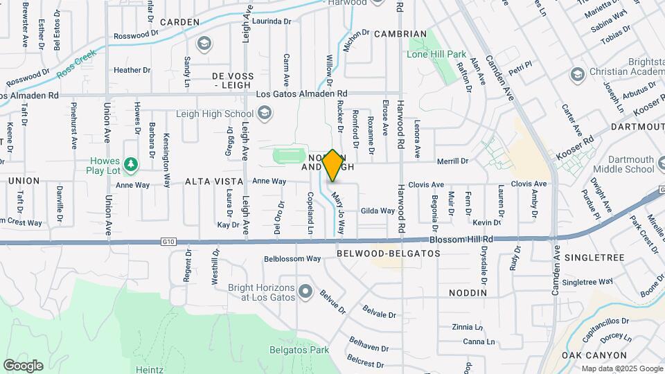5466 Mary Jo Way Map and Location Details