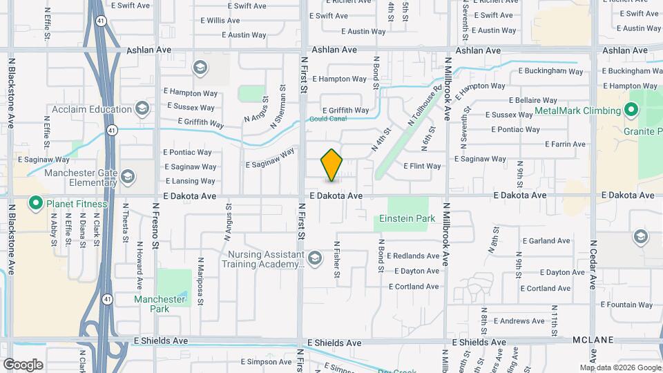 3233 E Dakota Ave Mapa y Detalles de la Ubicación
