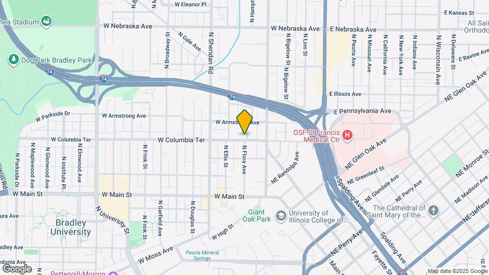 501 W Columbia Ter, Unit Unit 3 Map and Location Details