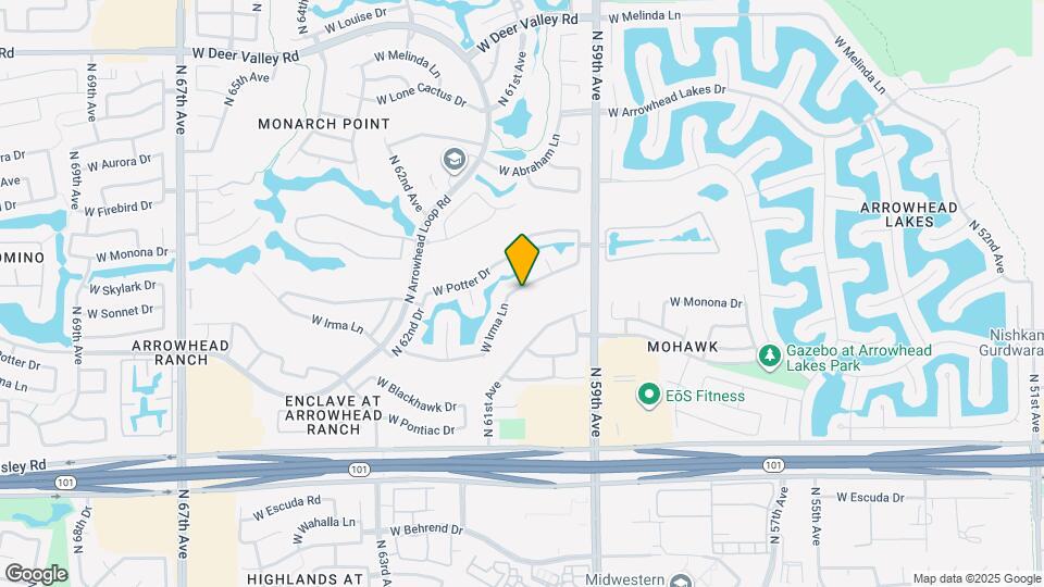 6079 W Irma Ln Map and Location Details