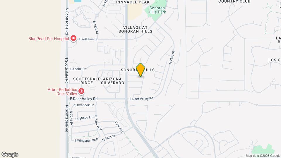 7690 E San Fernando Dr Map and Location Details