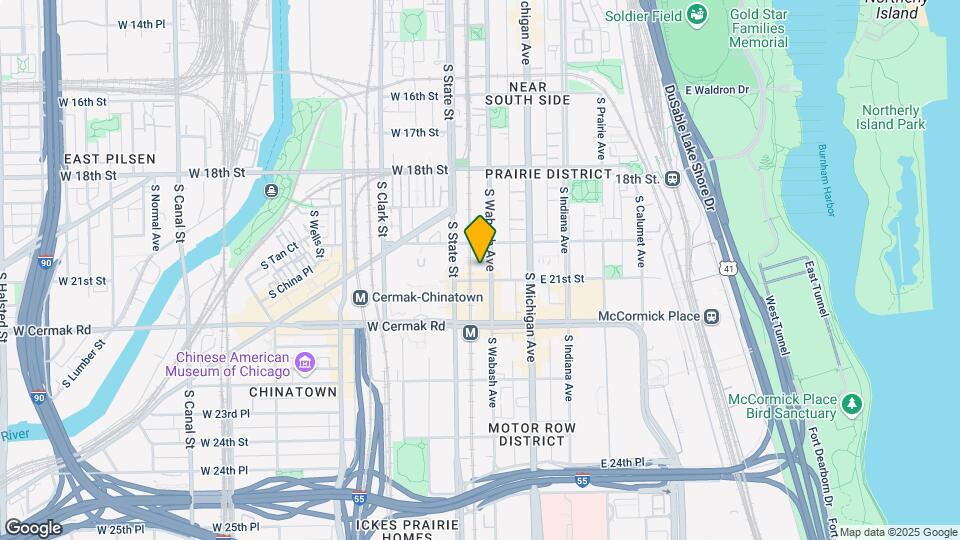 2024 S Wabash Ave Mapa y Detalles de la Ubicación