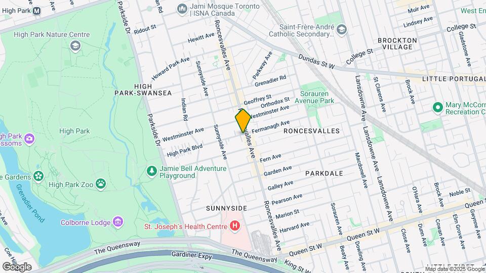 246 Roncesvalles Ave Map and Location Details