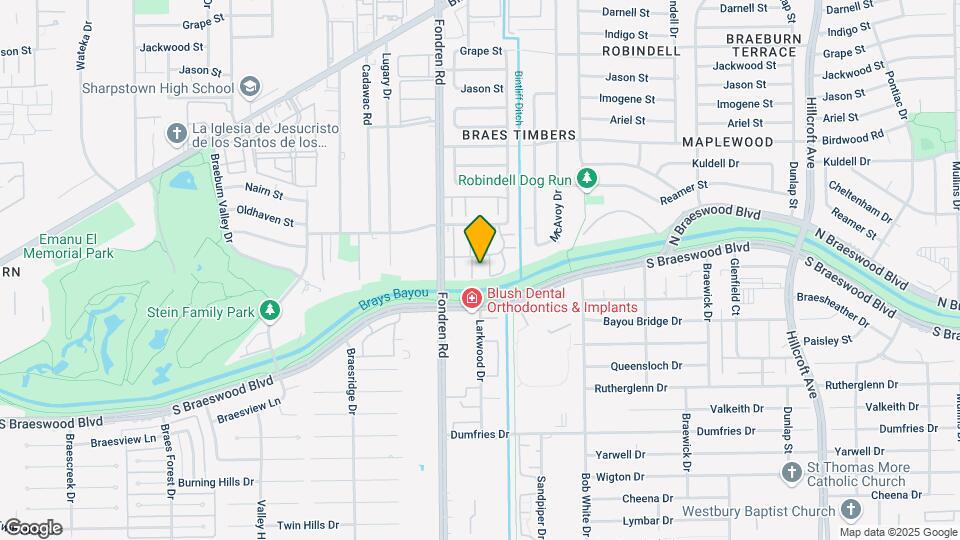 9495 Fondren Rd Map and Location Details
