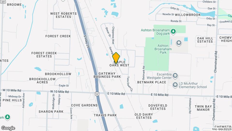10437 Senegal Dr, Unit 3rd floor Map and Location Details