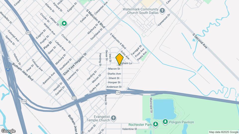 2633 Macon St Map and Location Details