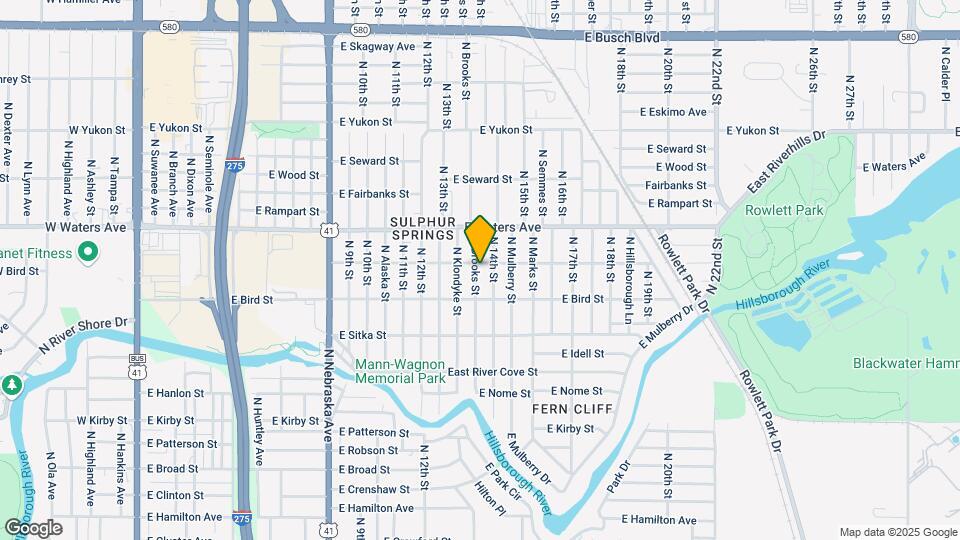 8215 N Brooks St Map and Location Details