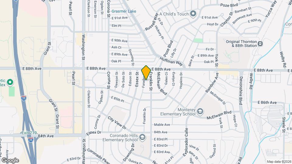 8710 Faraday St Mapa y Detalles de la Ubicación