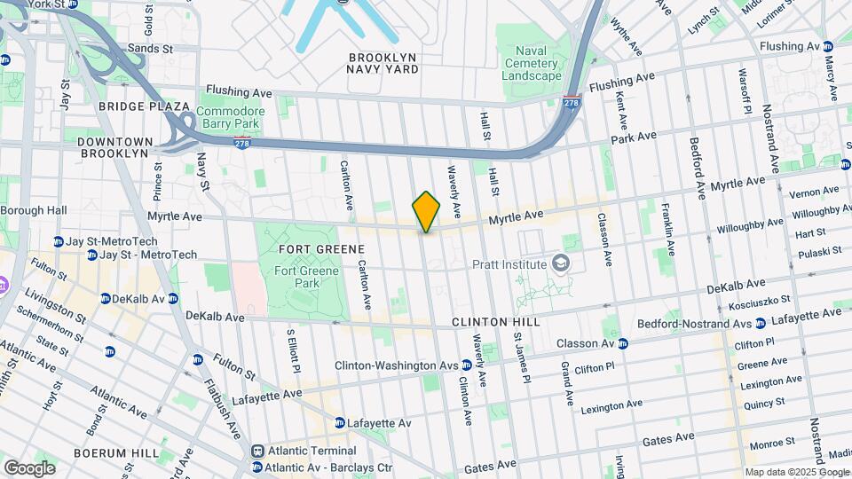175 Vanderbilt Ave Map and Location Details