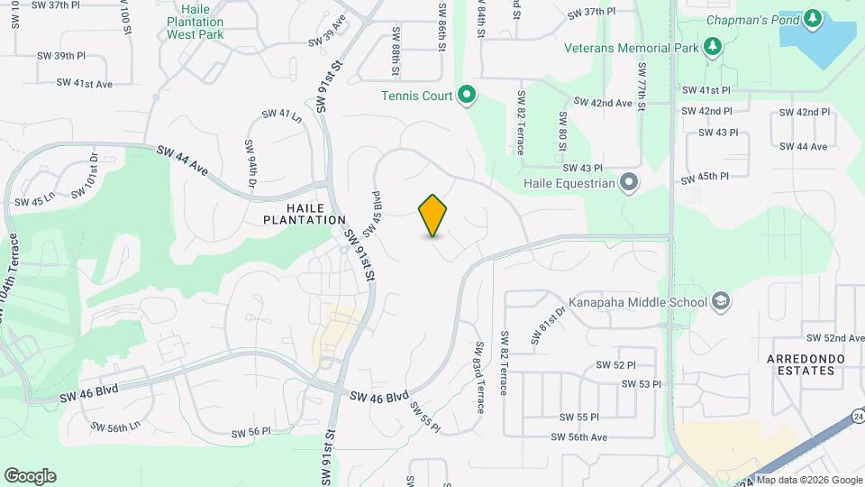 4621 SW 85th Dr Map and Location Details