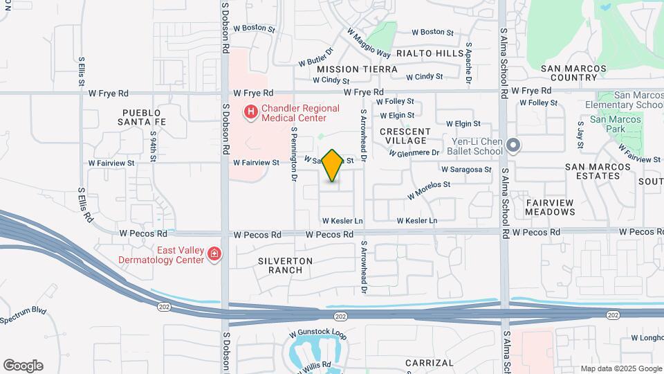 1612 W Morelos St Map and Location Details
