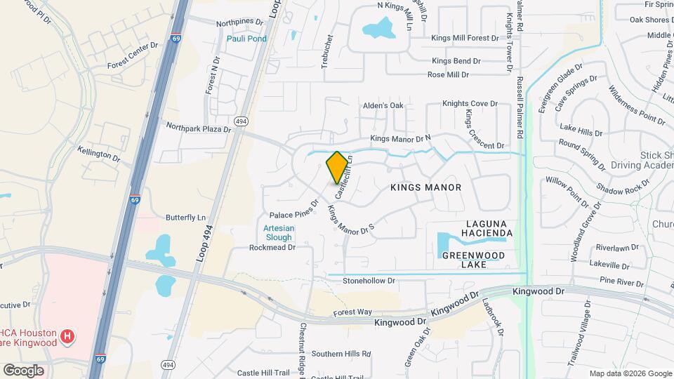 26903 Castlecliff Ln Map and Location Details