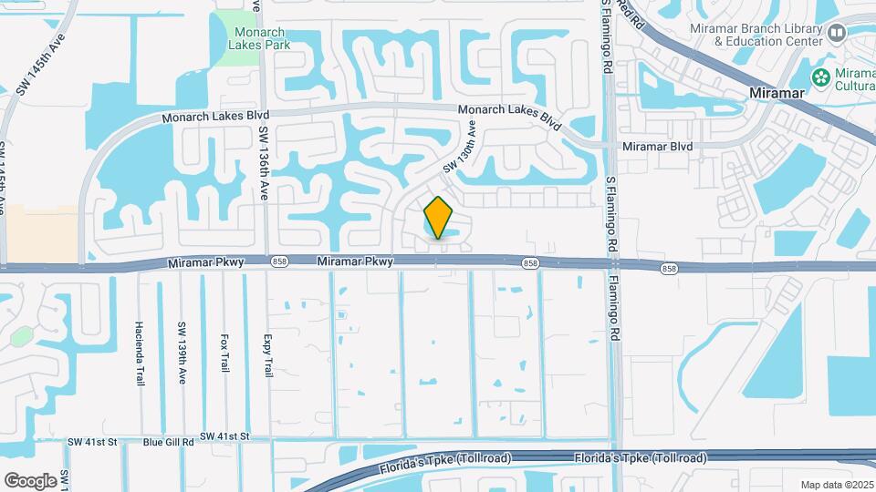 12874 SW 31st Ct Map and Location Details