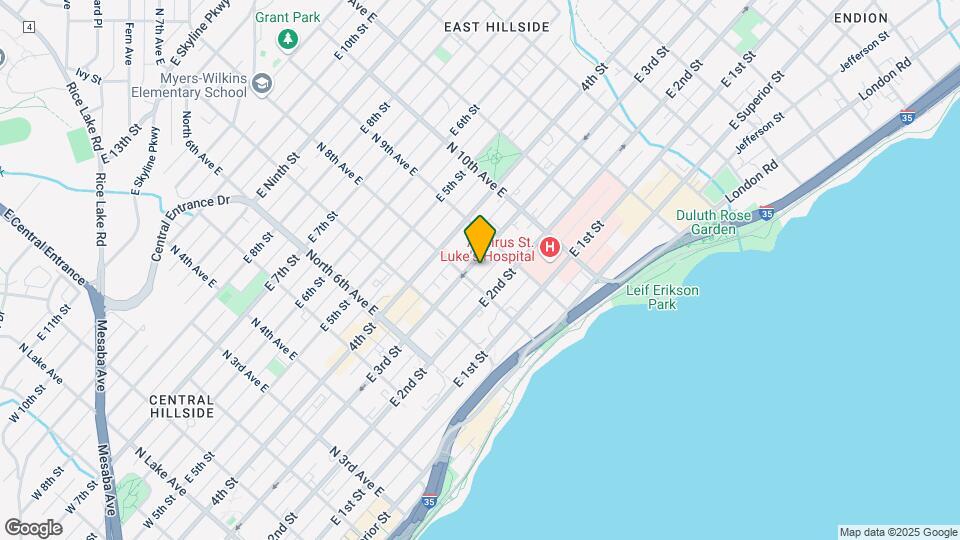 808 E 3rd St Map and Location Details