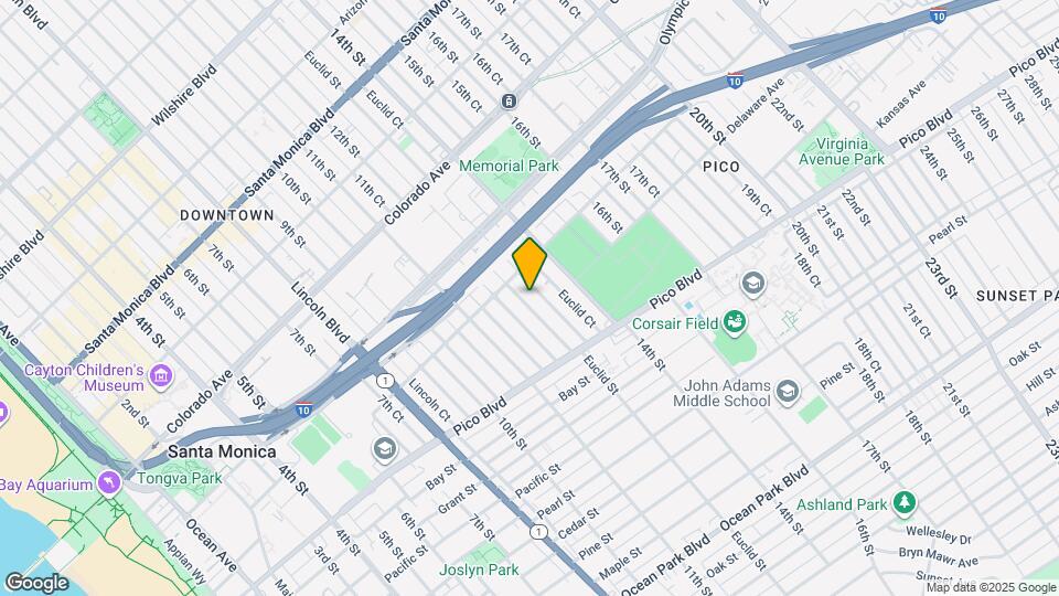 1834 Euclid St Map and Location Details