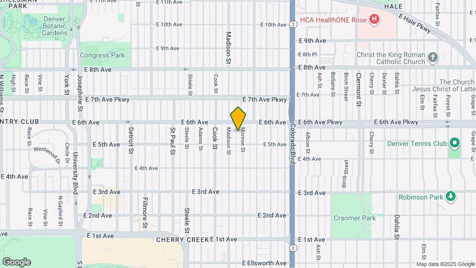 541 Monroe St Map and Location Details