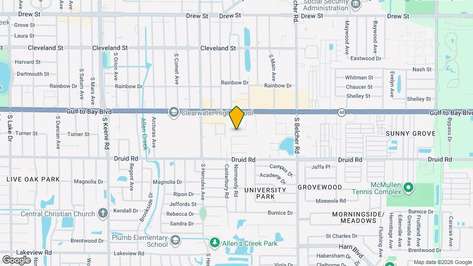 2066 Druid Park Dr N Map and Location Details