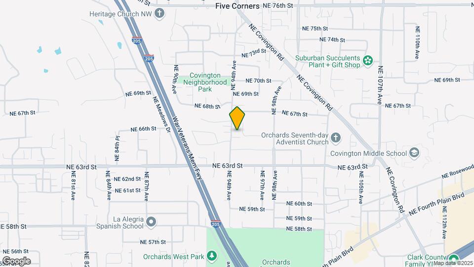 6513 NE 94th Ave Map and Location Details