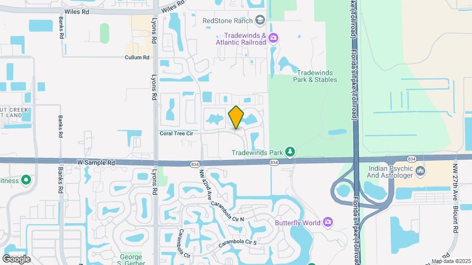 3883 Coral Tree Cir Map and Location Details
