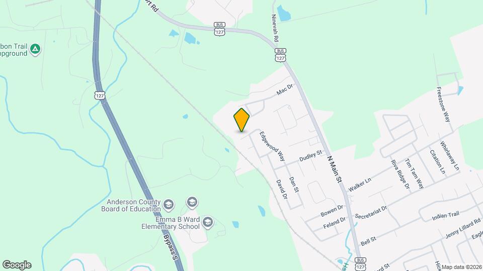 1068 Edgewood Way Map and Location Details