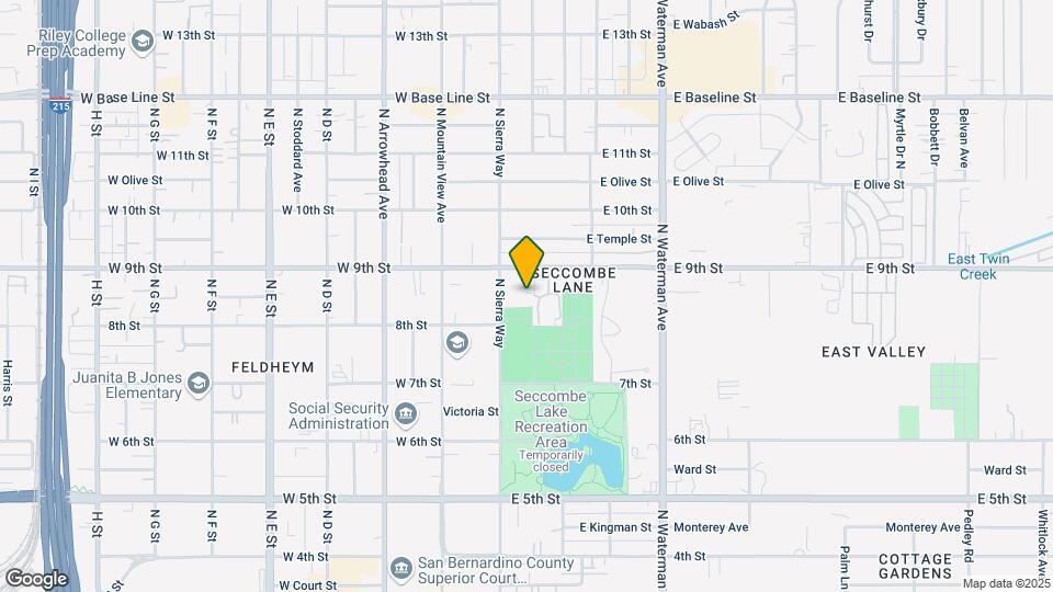 854 N Lugo Ave Map and Location Details