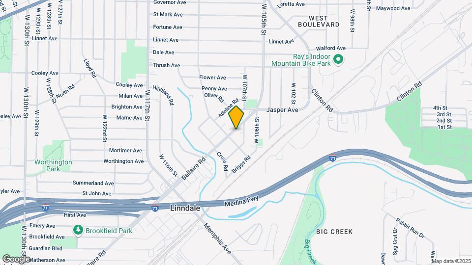 10735 Bellaire Rd Map and Location Details