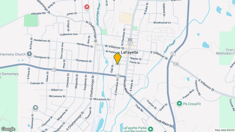 304 S Cherokee St Map and Location Details