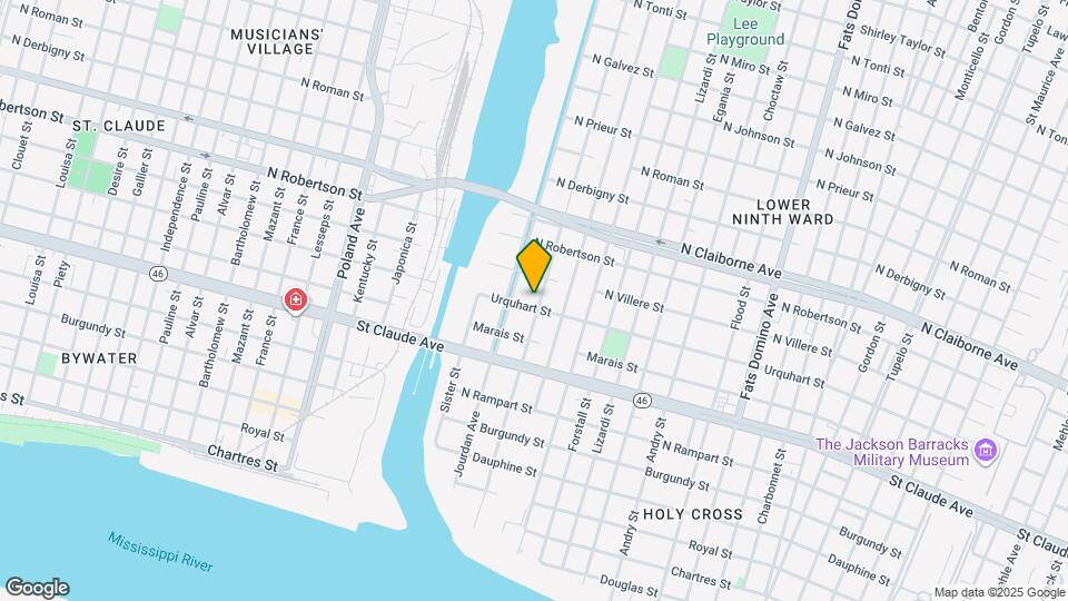 1306 Deslonde St Map and Location Details