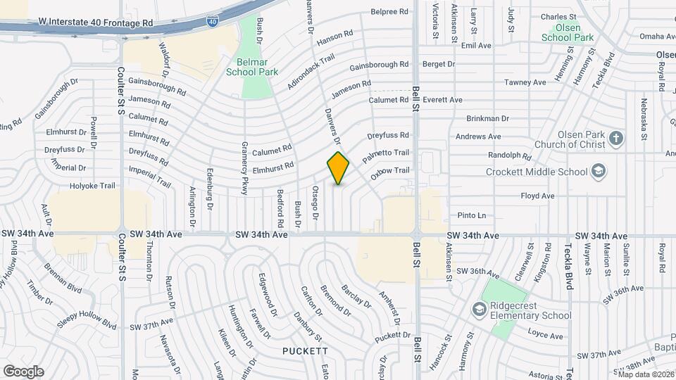 3301 Palmetto Trail Map and Location Details