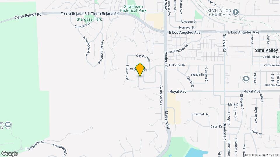 1506 Los Amigos Ave Map and Location Details