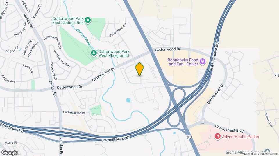 8903 Cottonwood Way Mapa y Detalles de la Ubicación