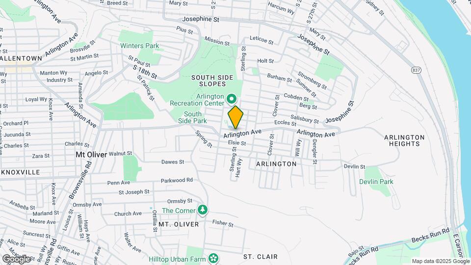 2233 Arlington Ave Map and Location Details