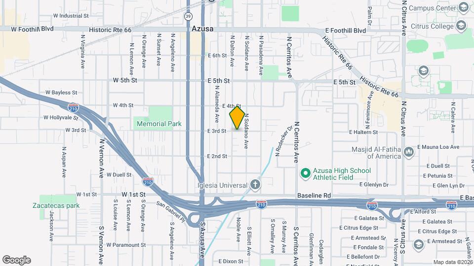 248 N Dalton Ave, Unit 3 Map and Location Details