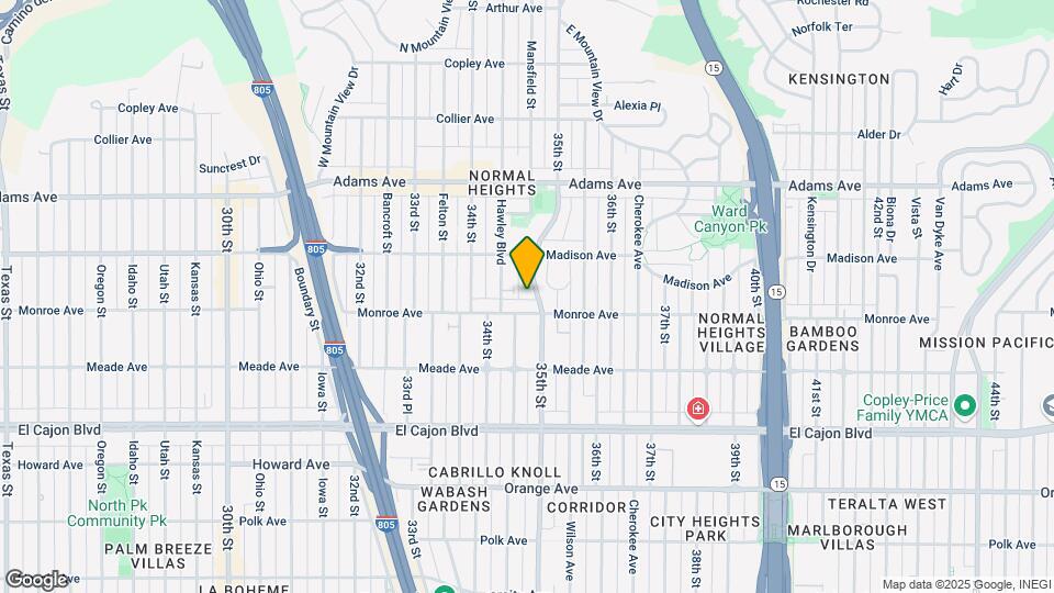 4524 1/2 35th St Map and Location Details