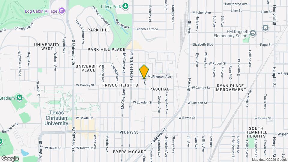 2712 Frazier Ave Map and Location Details