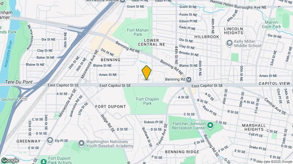 4136 East Capitol St NE Map and Location Details