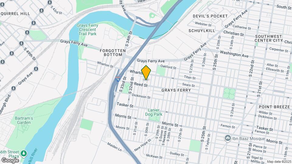 1342 S Stanley St Map and Location Details