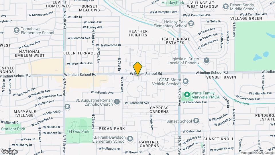 Tides on 71st Mapa y Detalles de la Ubicación