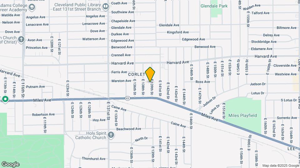 4124 E 139th St, Unit 2 Map and Location Details