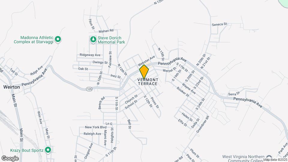 128 S 13th St Map and Location Details