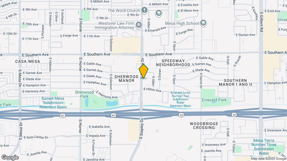 1205 E Grove Cir Map and Location Details