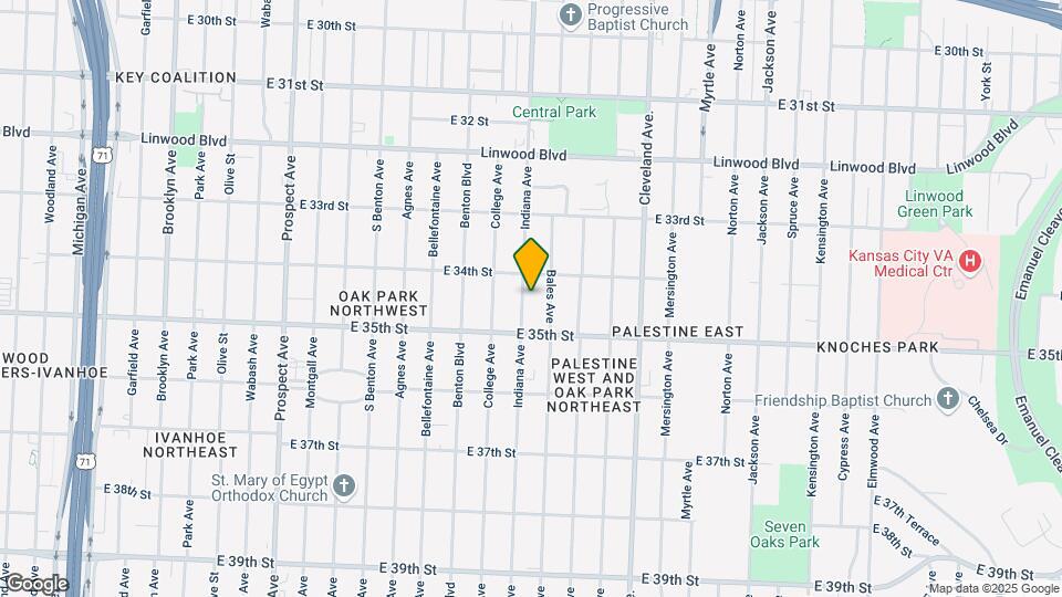 3421 Indiana Ave Map and Location Details